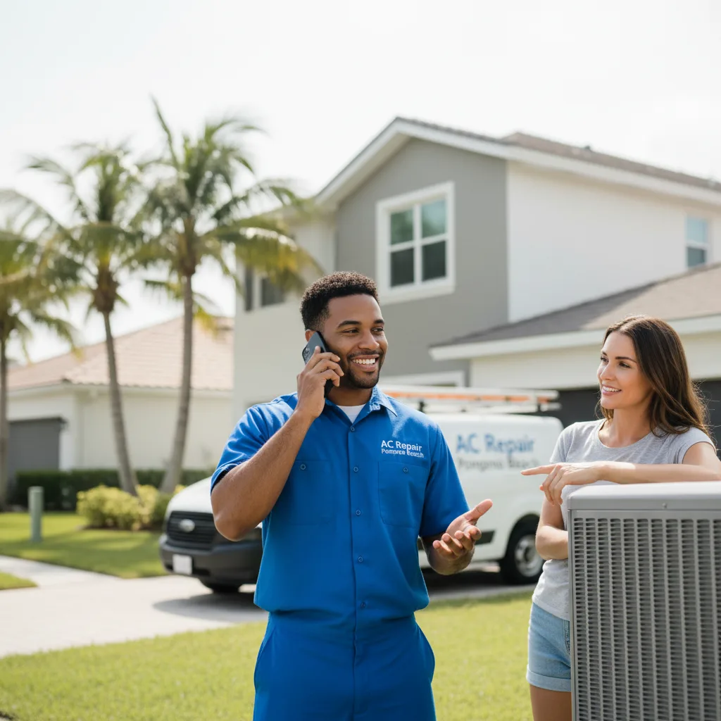 AC Repair Pompano Beach customer support in Lynwood